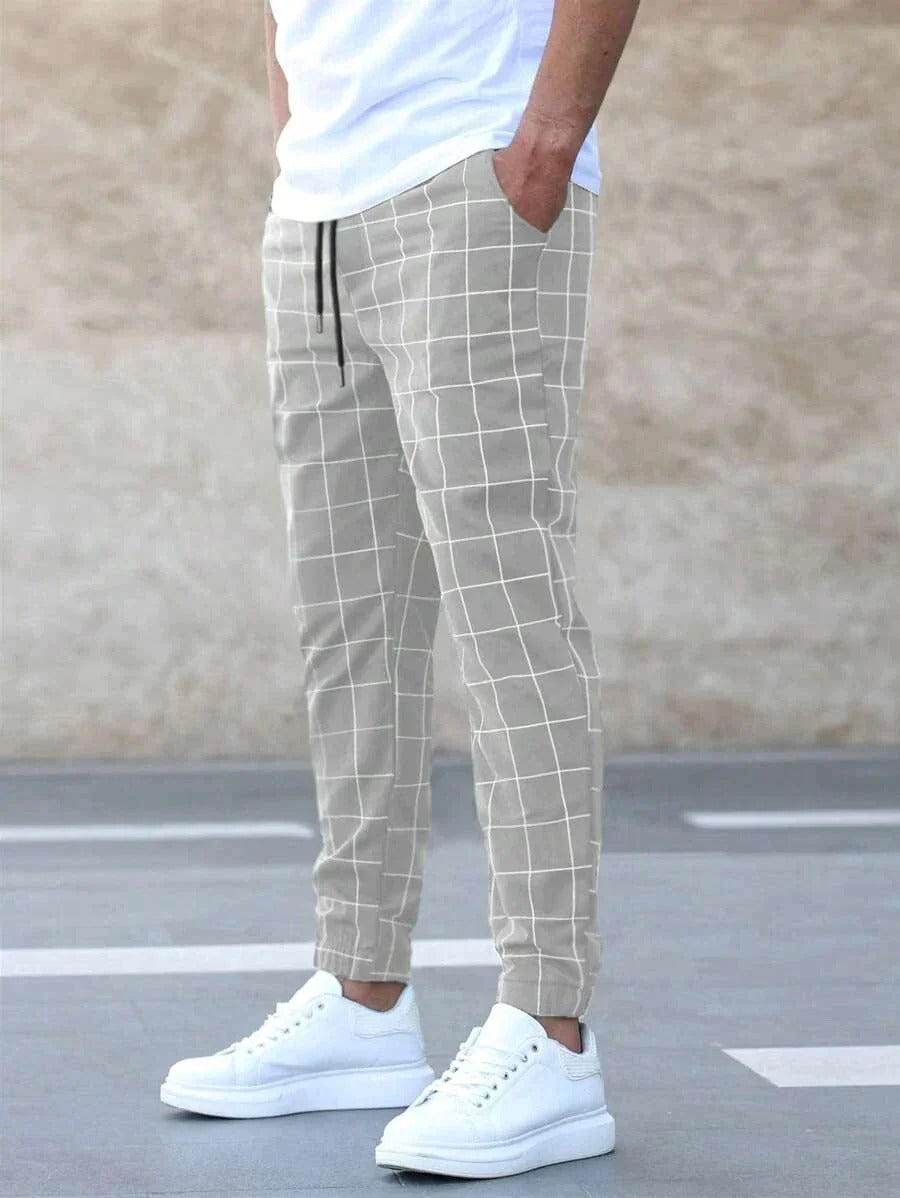 Aldo - Pantaloni Jogger a Quadri