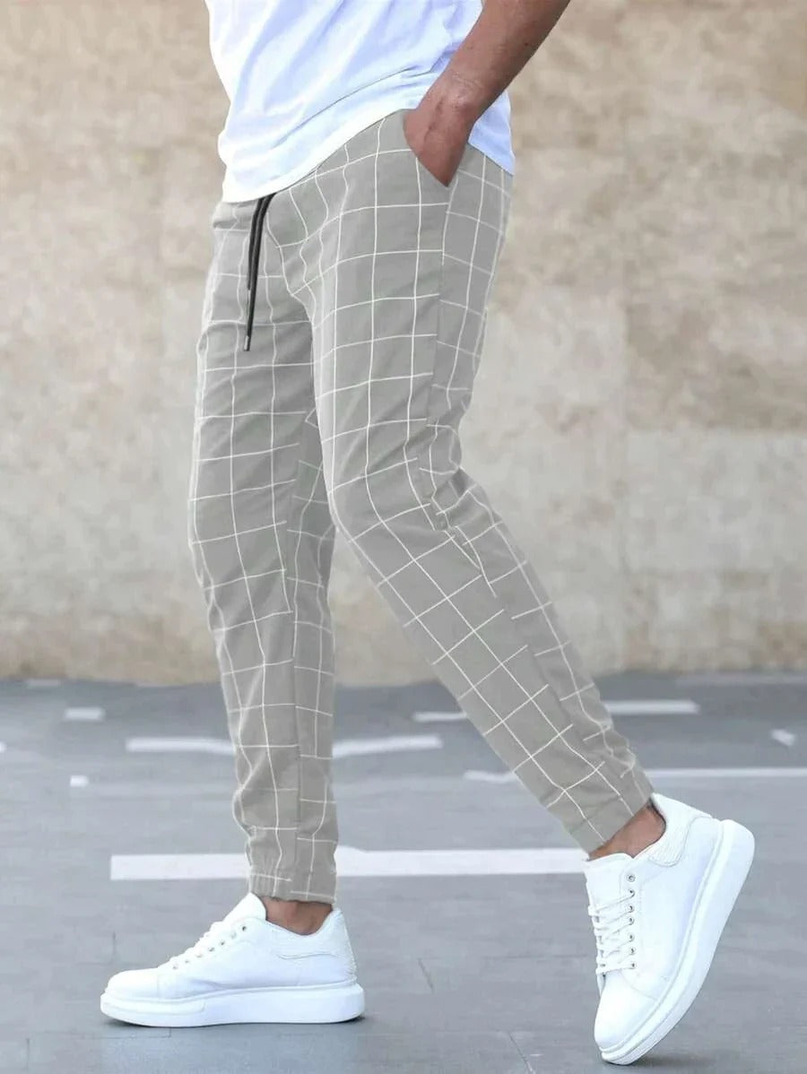 Aldo - Pantaloni Jogger a Quadri
