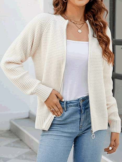 Cardigan Elegante In Maglia Per Donne