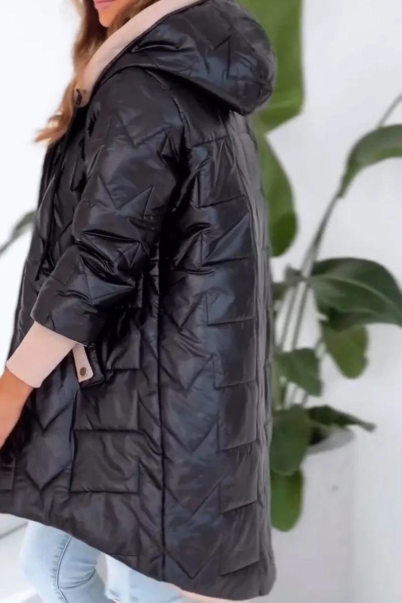 Nina - Cappotto Invernale Donna in Lana di Alta Qualità, Moda Trendy per la Stagione Fredda