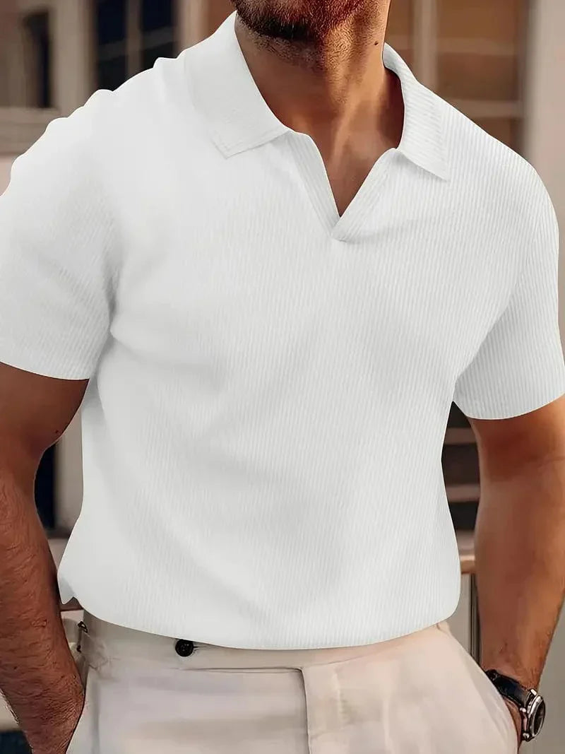 Polo in Lino Casual per Uomo