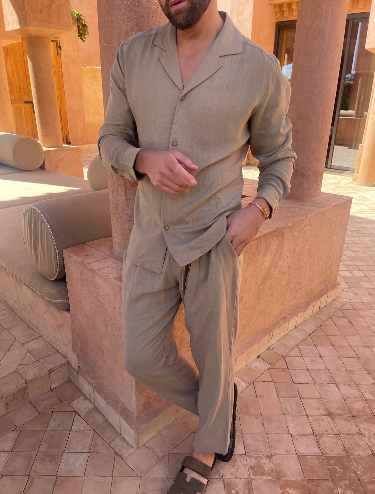 Abito elegante in lino