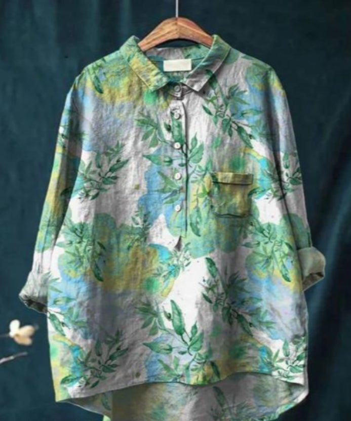 Blusa floreale elegante