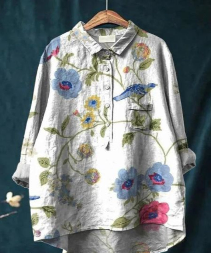Blusa floreale elegante