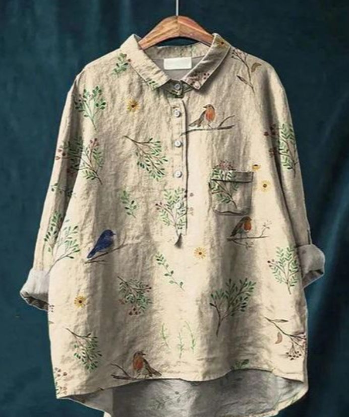 Blusa floreale elegante