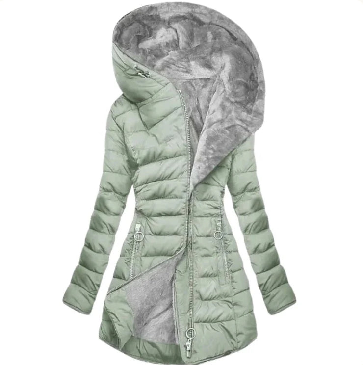 Parka Elegante in Lana per Donne