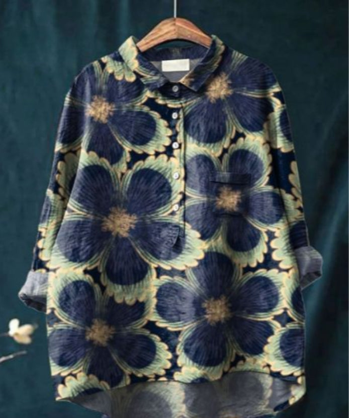 Blusa floreale elegante