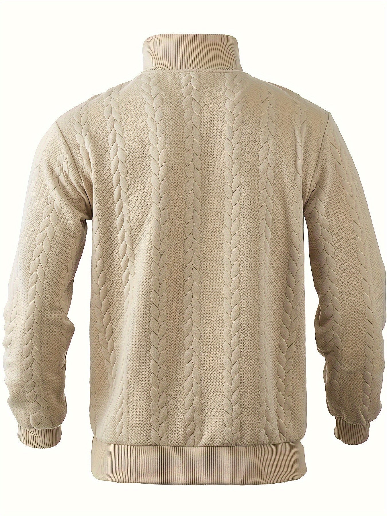 Leo - Uomo Vintage Maglione in Cashmere con Zip