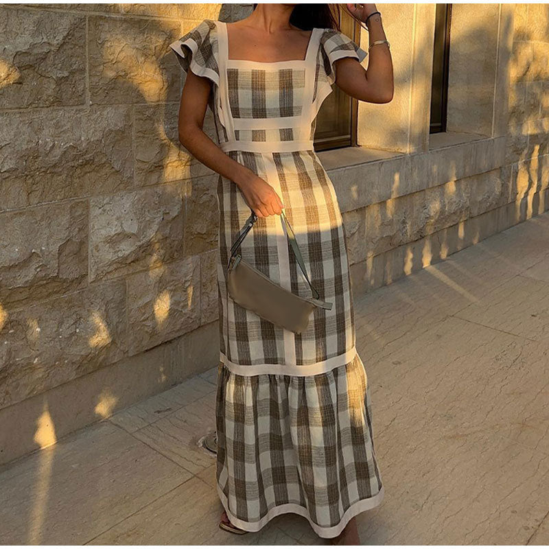 Bianca - Abito Elegante a Quadri