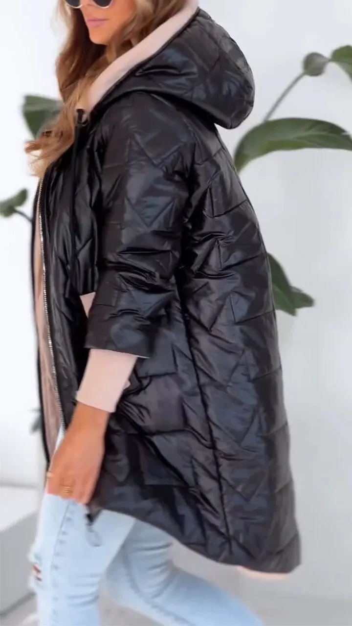 Nina - Cappotto Invernale Donna in Lana di Alta Qualità, Moda Trendy per la Stagione Fredda