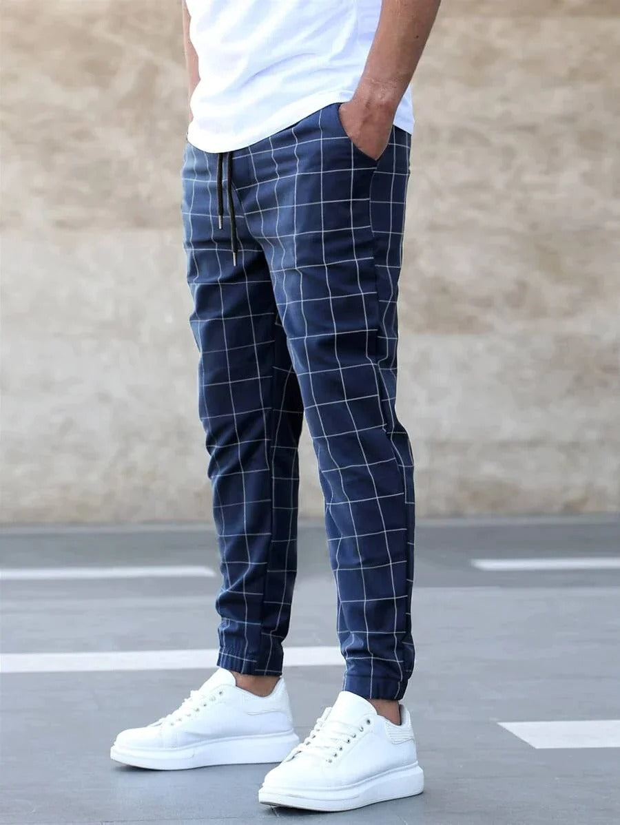Aldo - Pantaloni Jogger a Quadri