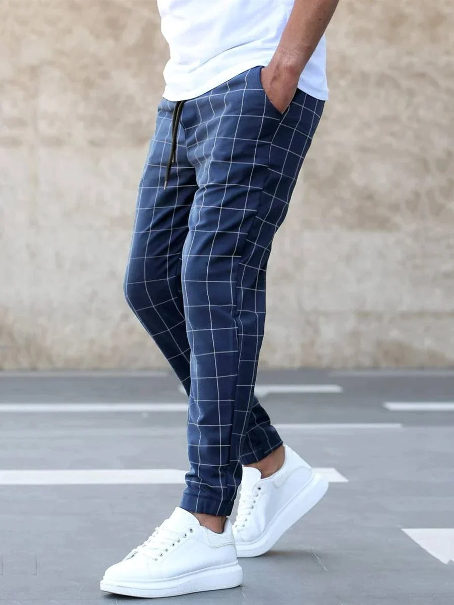 Aldo - Pantaloni Jogger a Quadri