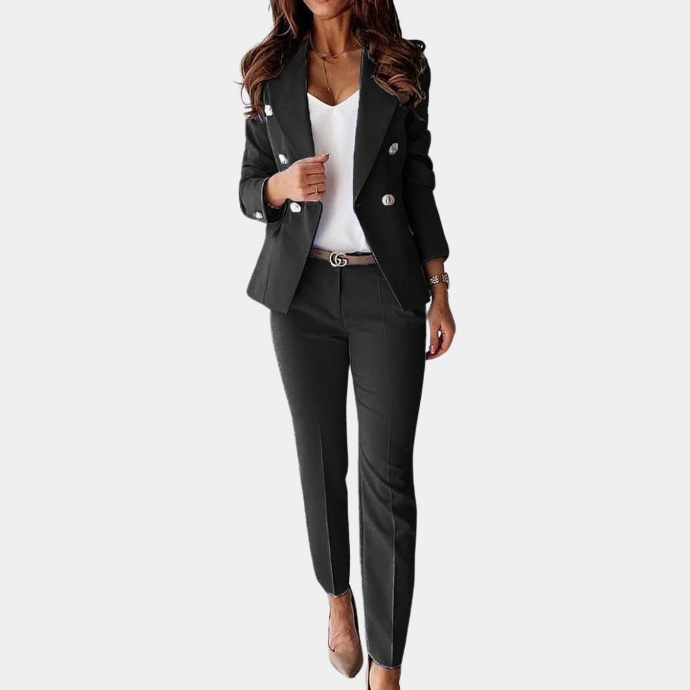 Elegante set da donna in lana