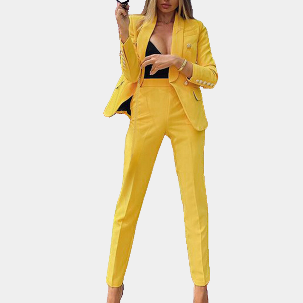 Elegante set da donna in lana