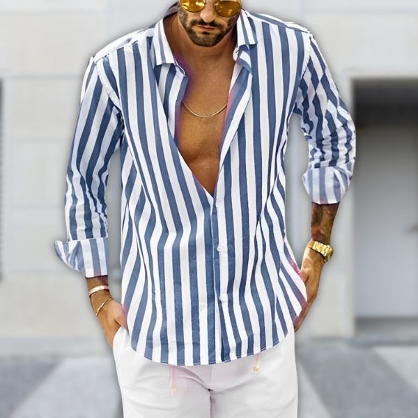 Antonio - Camicia estiva a righe