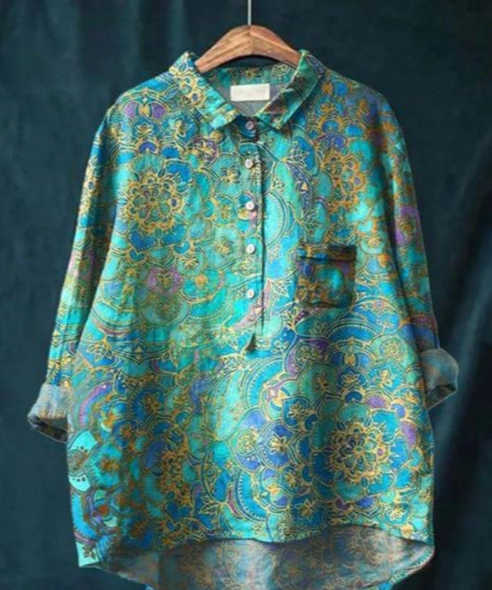 Blusa floreale elegante