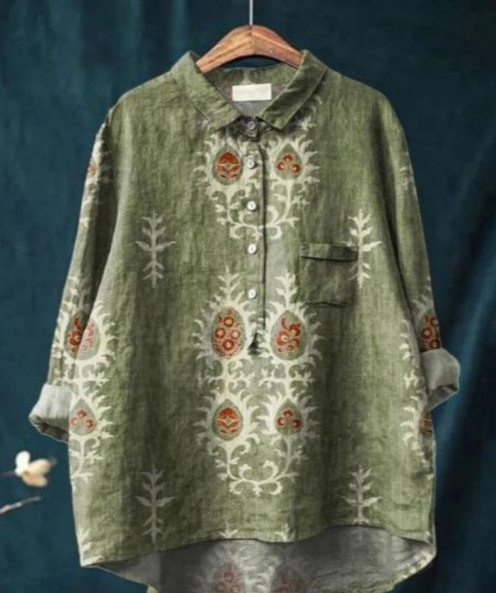 Blusa floreale elegante