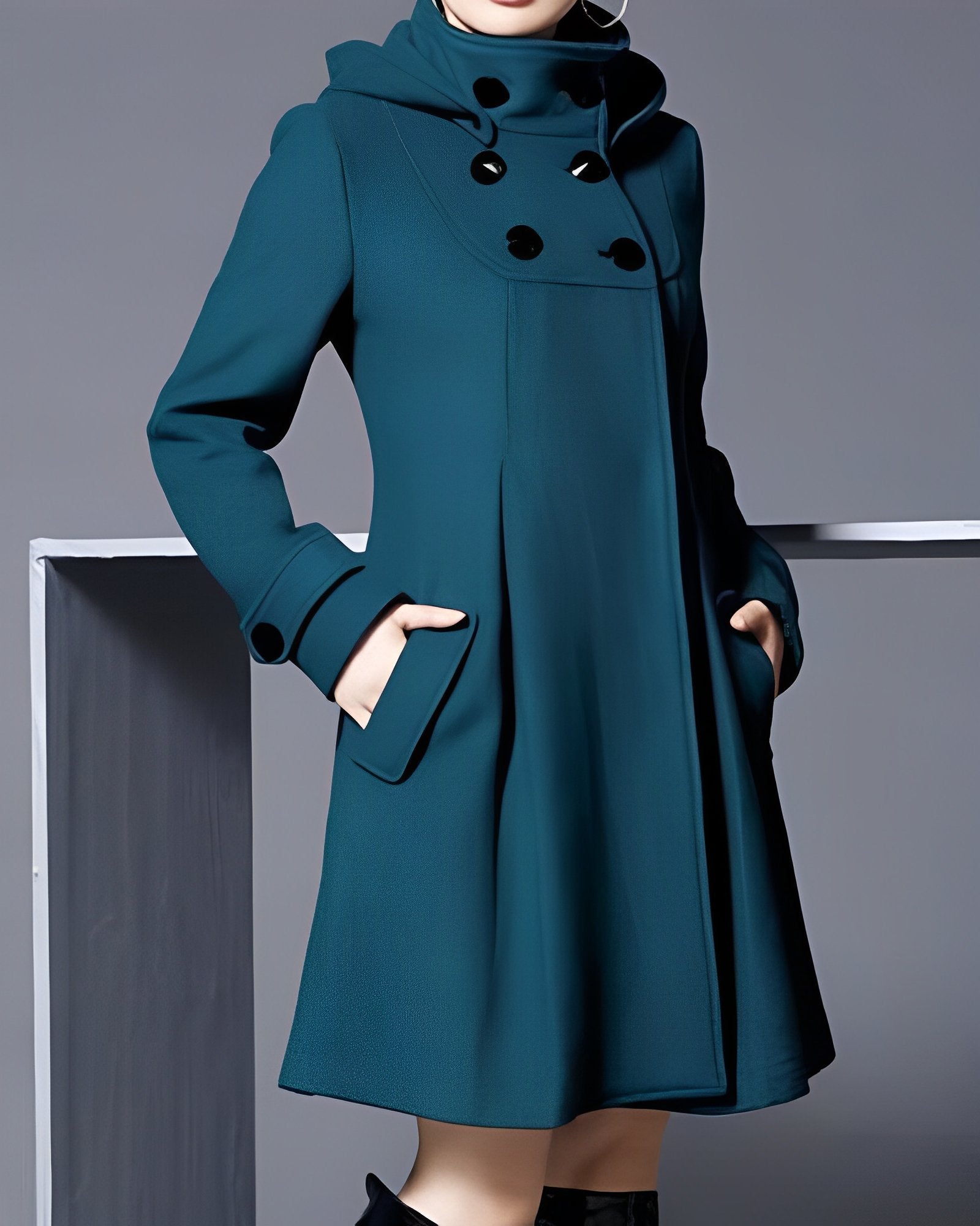 Carla - Elegante Cappotto di Seta