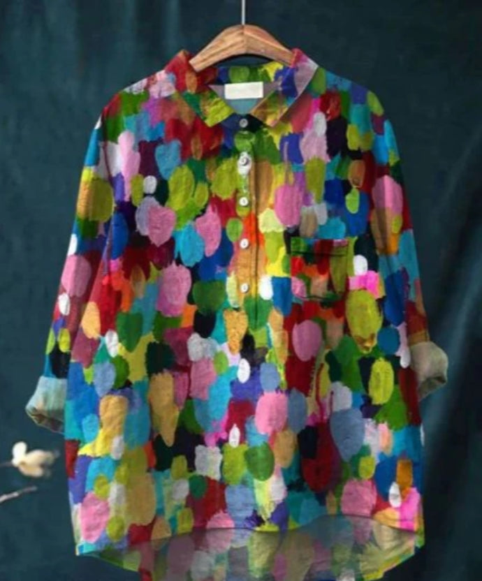 Blusa floreale elegante