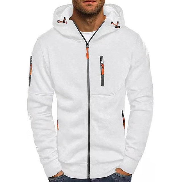 Marco - Uomo Pullover con Cappuccio in Cotone