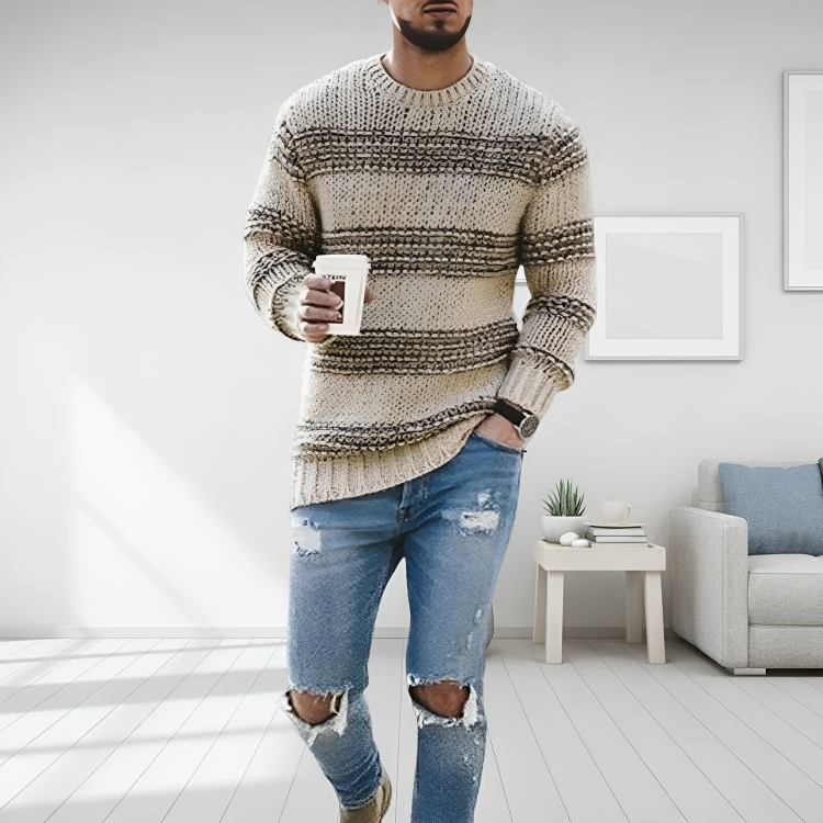 Maglione da uomo in cotone di alta qualità