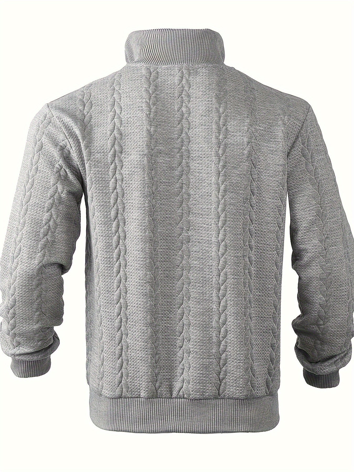 Leo - Uomo Vintage Maglione in Cashmere con Zip